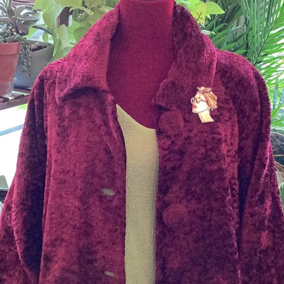 Handmade artisan fall jacket from A Fair in the Park Shadyside Pittsburgh Pa - Picture 16 of 16